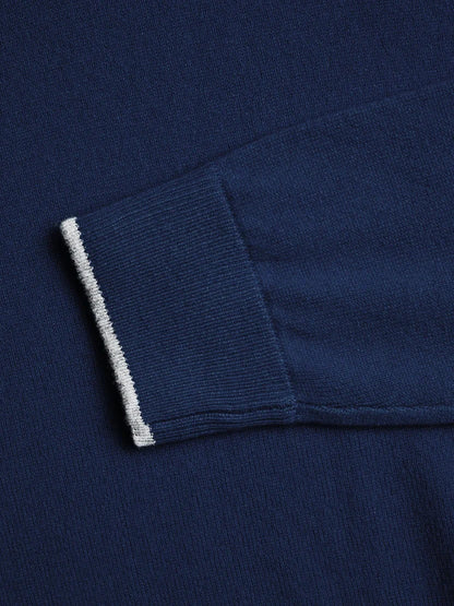 Women's Greyson Koko Full-Zip Hoodie Cashmere-Wool Zip-Up Cardigan, Maltese Blue