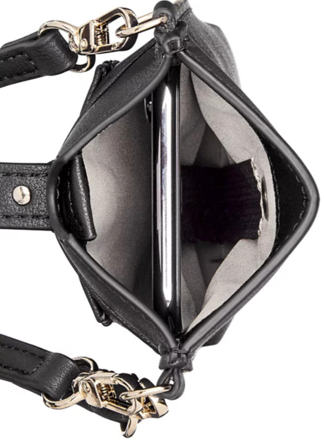 I.n.c. International Concepts Ashlii Phone Wristlet Crossbody, Black Card Case