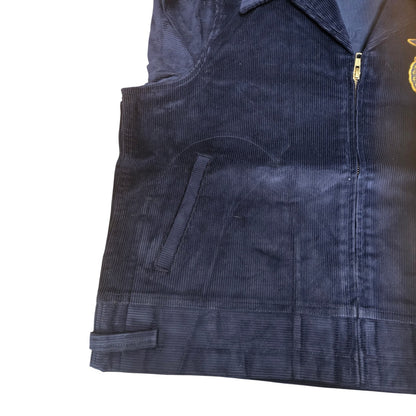 FFA Blue Corduroy Jacket with FAA emblem | Agricultural Education | Navy Blue