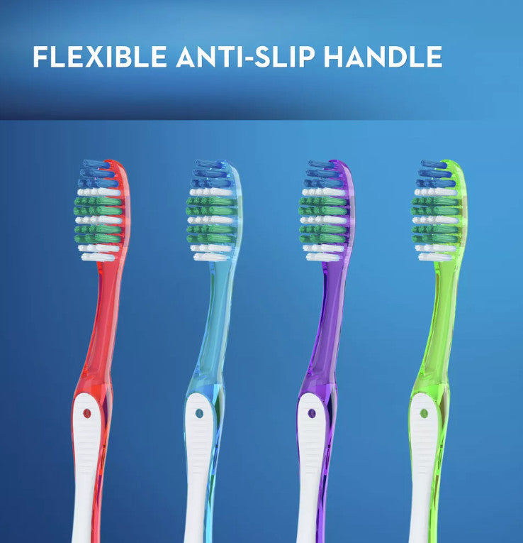 Oral B Toothbrush-Daily Clean Medium (Colors Vary) Pack of 72 BEST DEAL AROUND