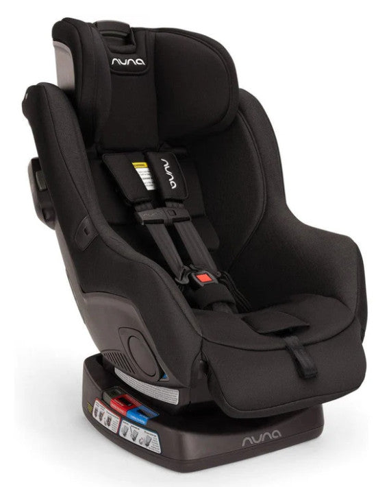 Nuna RAVA Fire Retardant-Free Convertible Car Seat Caviar Color