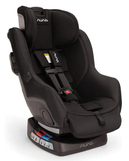 Nuna RAVA Fire Retardant-Free Convertible Car Seat Caviar Color