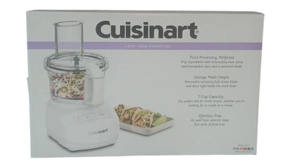 Cuisinart FP-7 Food Processor 7-Cup Universal Blade Chopping Mixing & Dough