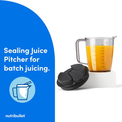 nutribullet® Juicer, 800W Juicer, Large 3" Feed Chute for Whole Fruits and Vege