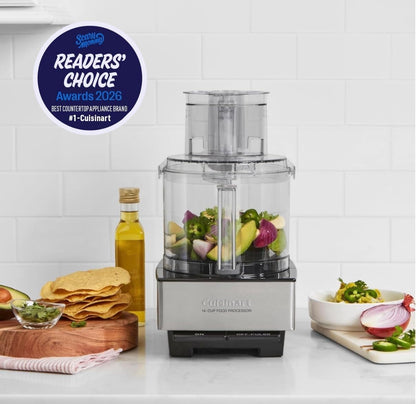 Cuisinart 14-Cup Large Food Processor with 720 Watt Motor in Stainless Steel | O