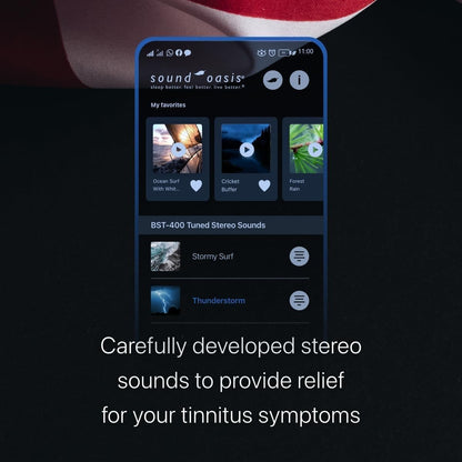Sound Oasis Bst-400 Sleep Sound Bluetooth Sound Therapy System Tinnitus Masking