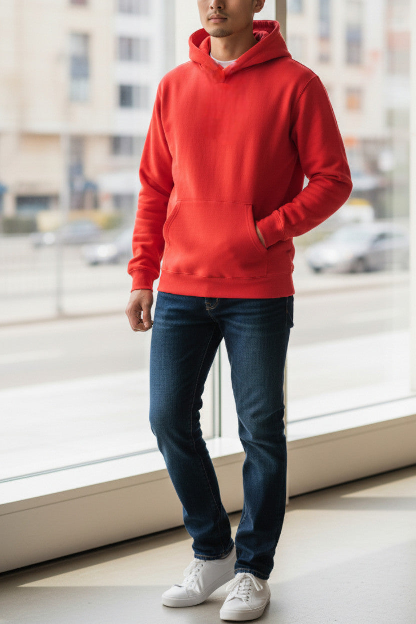 Gap Adult VintageSoft Relaxed Hoodie | Modern Red