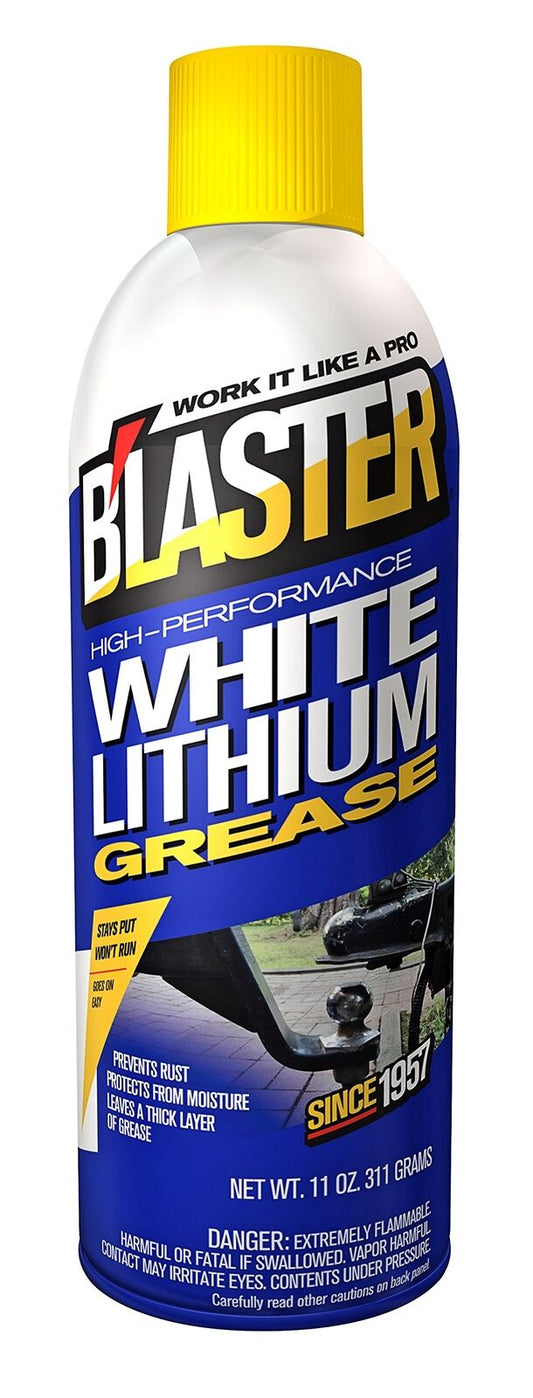 Blaster - White Lithium Grease Pb50 All Purpose Lubricant 8 Oz: 108-16-Lg - lit