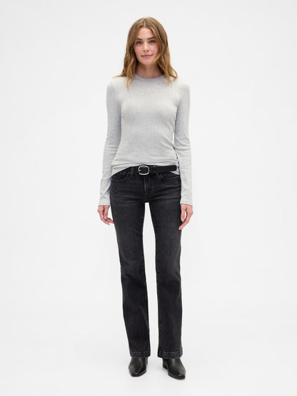 GAP Womens Cozy Ribbed Crewneck Pullover