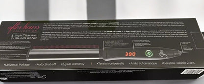 Sultra After Hours Collection 1 Inch Titanium Clipless Styling Curling Wand PRO