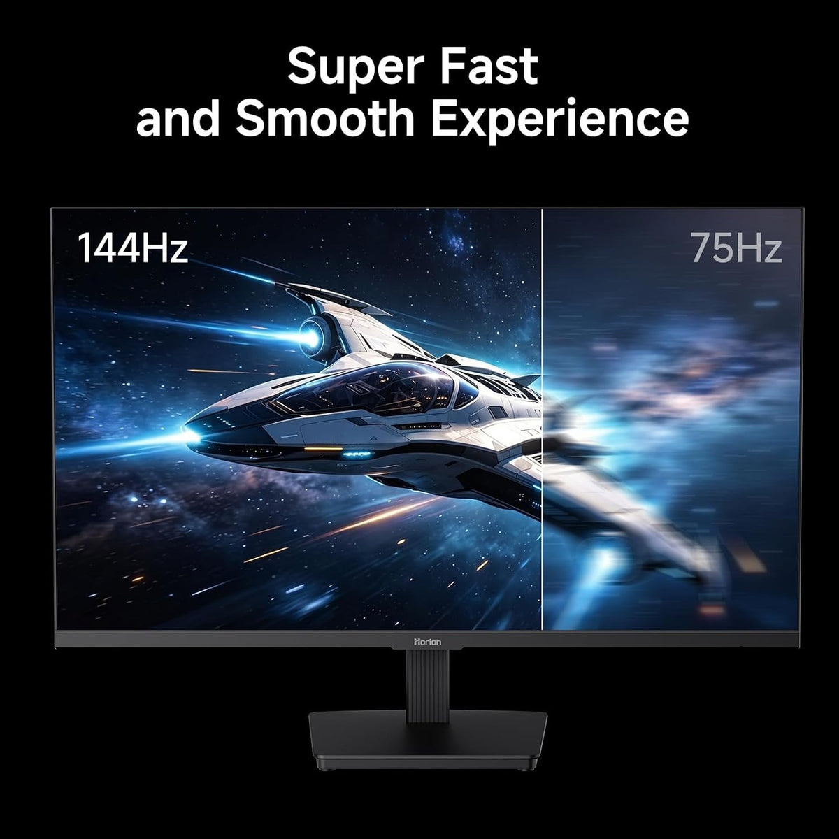 HORION 27 Inch Computer Monitor, FHD 144Hz Monitor | Eye Care，FreeSync/G-Sync
