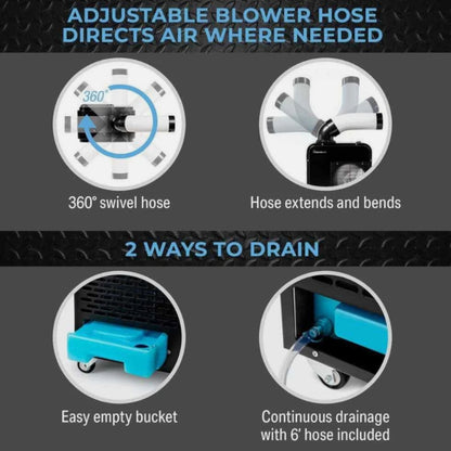 7,000 BTU Portable Indoor/Outdoor Spot Cooler Air Conditioner