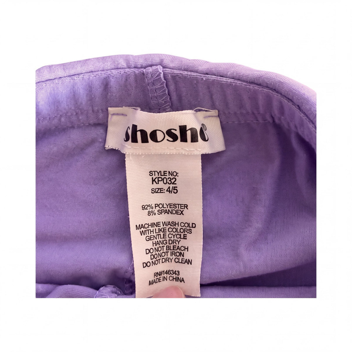 ShoSHo Little Girls Light Purple Flare Soft Pants Size 4/5