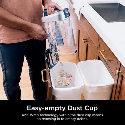 Shark - Stratos Upright Vacuum with DuoClean PowerFins HairPro, Self-Cleaning...