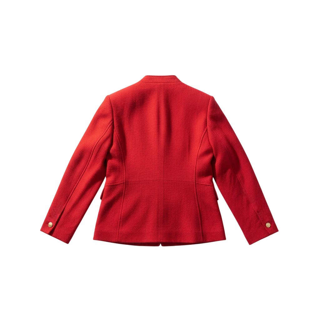 NWT Talbots Women's Red Short Wool Peacoat - Color: Red Pop - Sizes 2-14