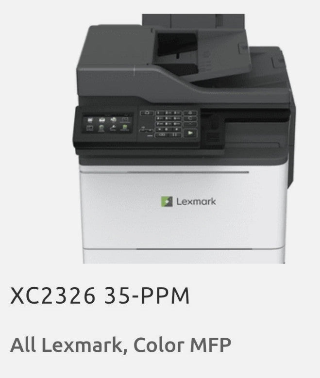 Lexmark XC2326 - Color/Laser MFP Printer Copier/Letter 26ppm