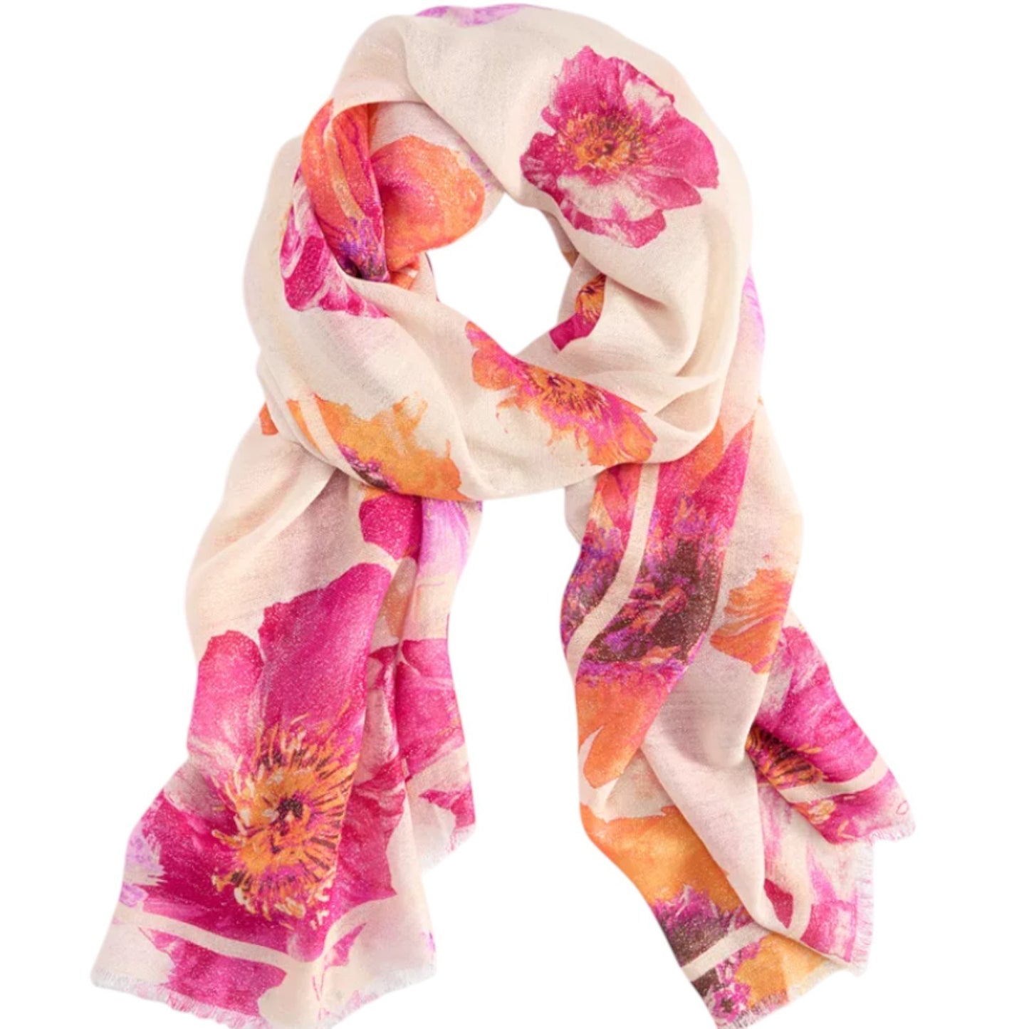 I.N.C. International Concepts Floral Square Scarf 48x48  and Floral Wrap 76x27
