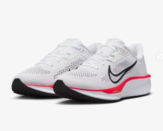 Woman's Sneakers Nike Quest 6 - FD6034-105 - Size 9 - White/Black-Crimson-Volt