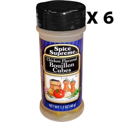 Spice Supreme Chicken Flavored Buillon Cubes - 1.7 Oz