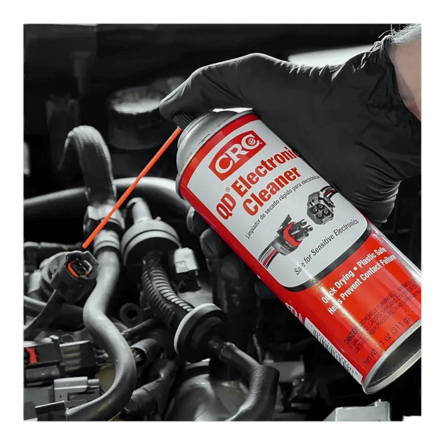 CRC 05103 QD Electronic Quick Drying Formula Contact Cleaner 11 Oz. Pack of 6