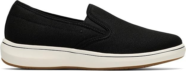 Clarks Women's Breezesky Zoe Canvas Loafers - Black - Size 6.5