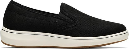 Clarks Women's Breezesky Zoe Canvas Loafers - Black - Size 6.5