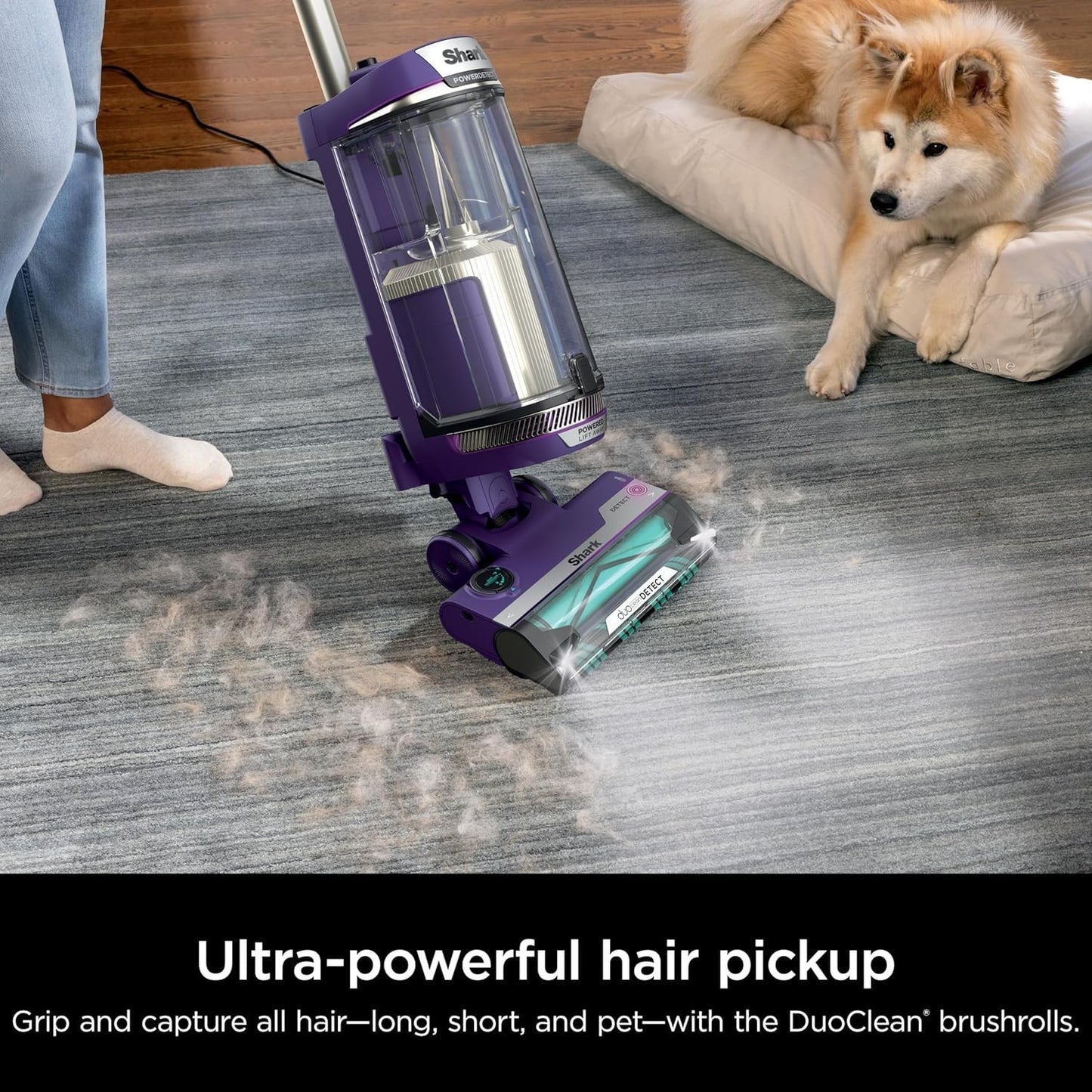 Shark - PowerDetect Upright Vacuum with DuoClean Detect Technology - AZ4002  NEW