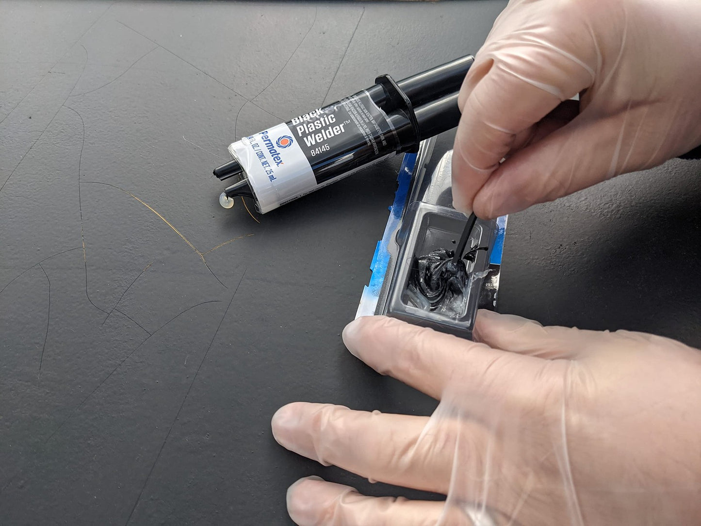 Permatex Permapoxy Black Plastic Weld
