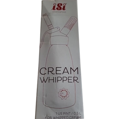 iSi Gourmet Whip Cream Whipper - 1 US Pint- 170301 Stainless Steel
