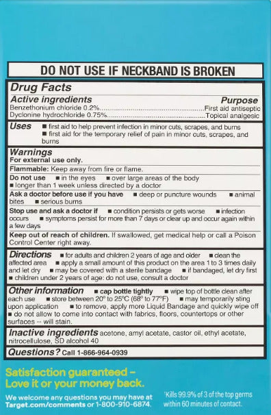 New Liquid Bandage Prevents Friction Injuries 1 Oz X **3 Packs**