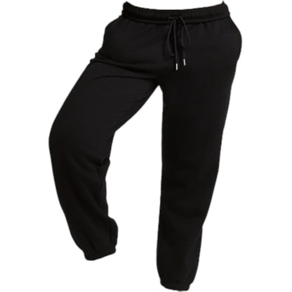 PINK Ivy Fleece Campus Sweatpants - Pure Black Holiday - S, M, L & XL