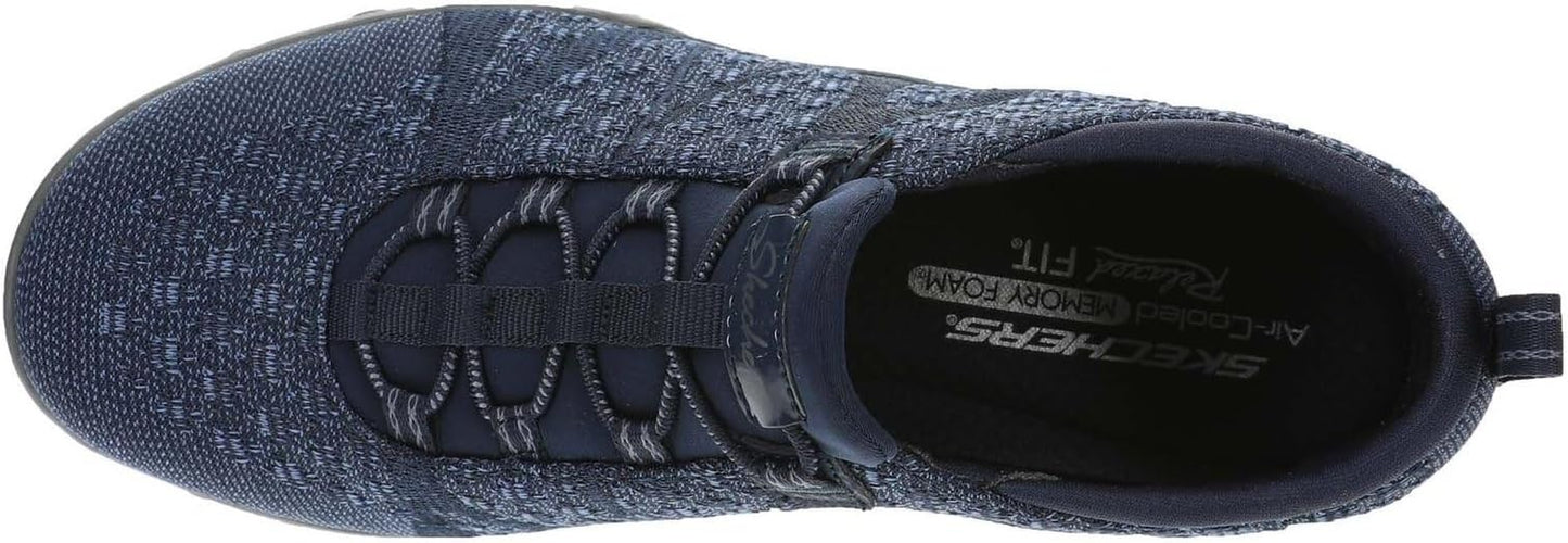 Skechers 23038 Breathe Easy Serendipity Sneakers Blue Relaxed Fit Air-Cooled