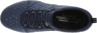 Skechers 23038 Breathe Easy Serendipity Sneakers Blue Relaxed Fit Air-Cooled