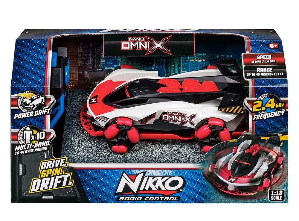 Nikko RC Nano Omni X  & Race Buggy Remote Control Car in Red, Black or Orange