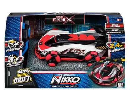 Nikko RC Nano Omni X  & Race Buggy Remote Control Car in Red, Black or Orange