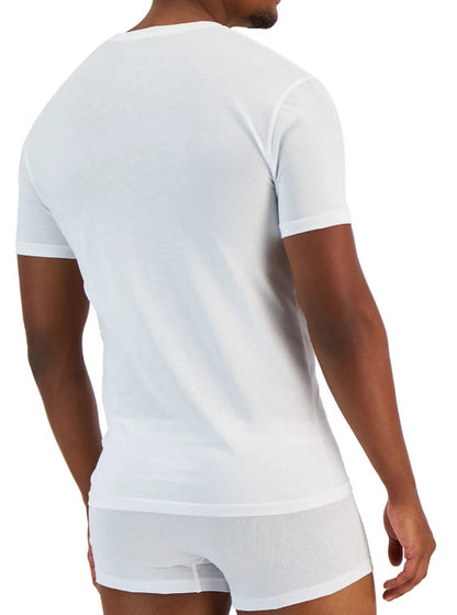 Alfani Men's 4-Pk. Slim-Fit V-Neck Cotton Undershirts - XL - BRIGHT WHITE