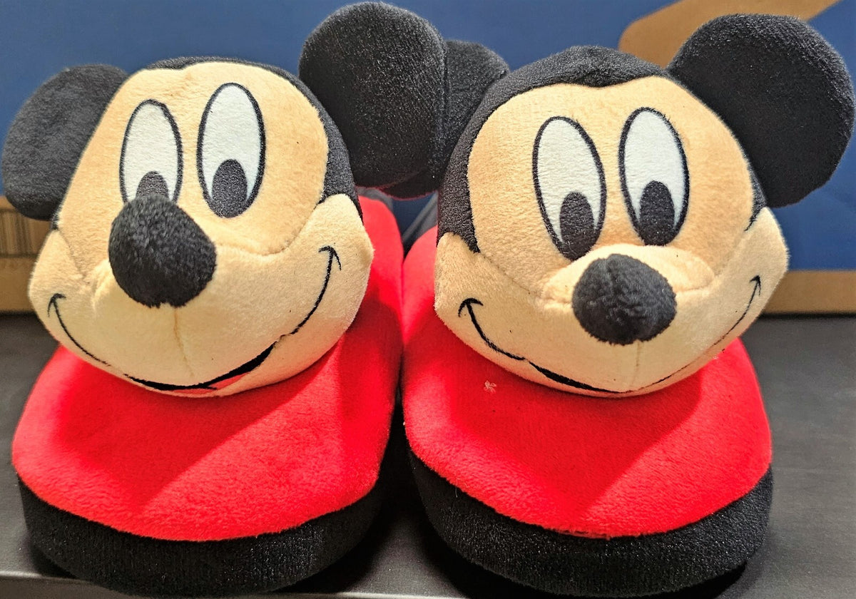 Disney Junior MICKEY MOUSE Toddler Slip-On Slippers - Size XL (11-12)