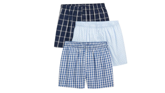 Old Navy Men’s 3-Pack Soft-Washed Boxer Shorts 3.75” Inseam Large