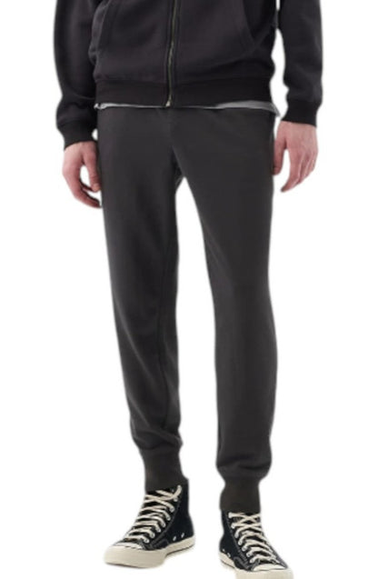Gap Modern Logo Fleece Joggers Moonless Night Black Sweatpants Men's Size L