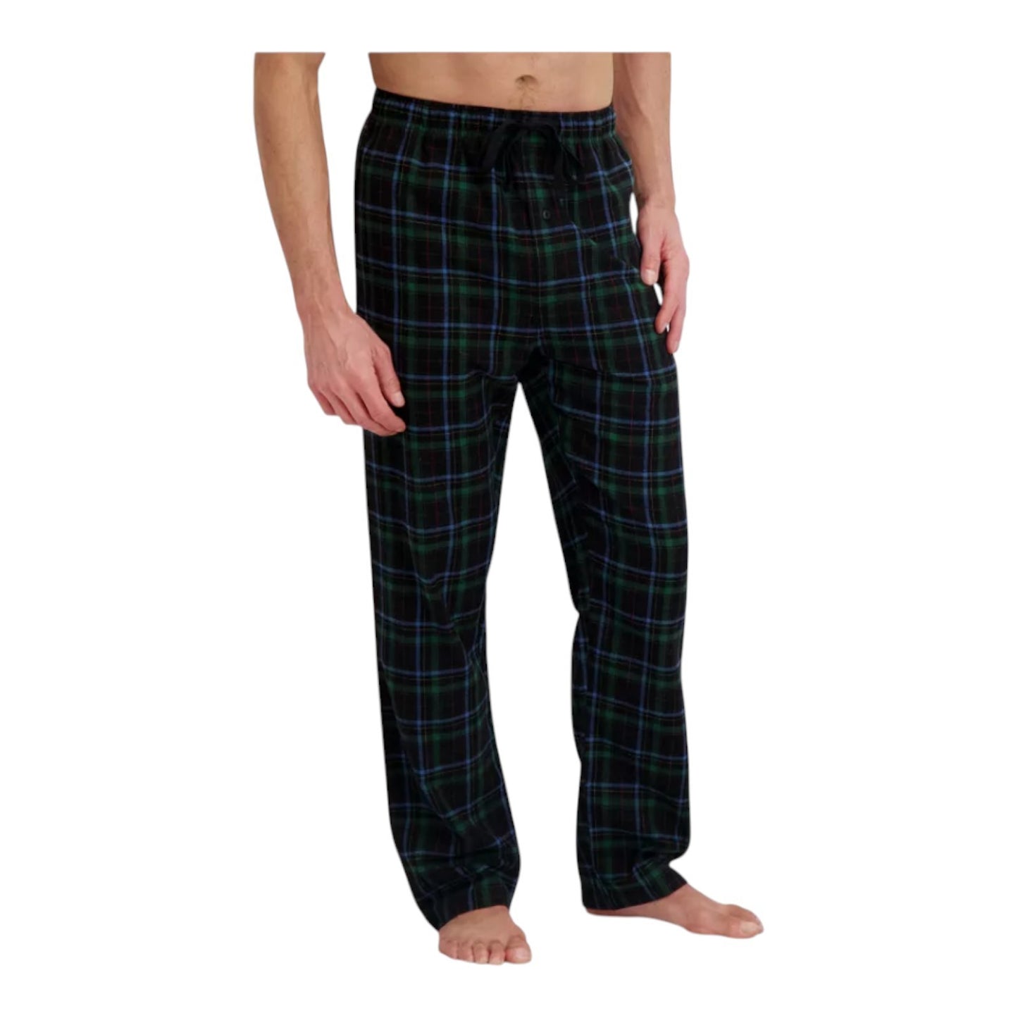 Hanes Men's Lightweight Yarn Dyed Flannel Sleep Pajama Lounge Pants for Men