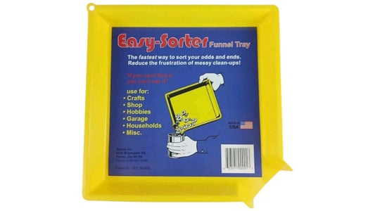SORT FUNNEL POUR TRAY Small Parts Plastic Organizer Easy Sorter TEERCO 37081