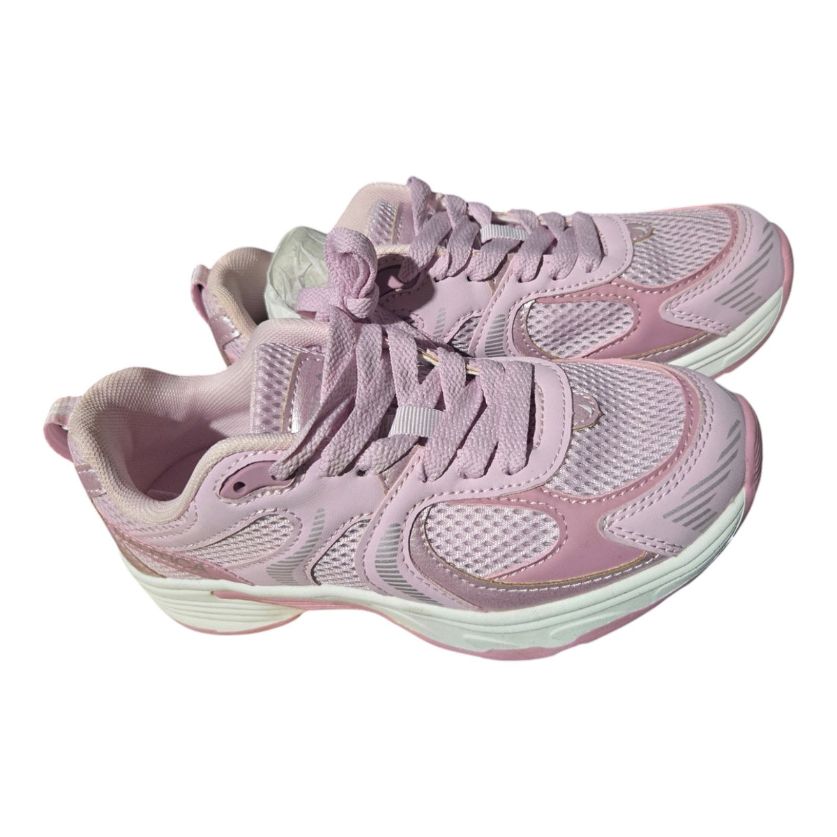 Nautica Girls White and Pink Sneakers - Monroe KN10771S - Missy Athletic -