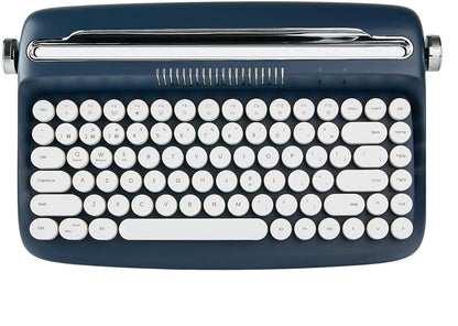 YUNZII ACTTO B303 Vintage Keyboard White/Midnight Wireless Bluetooth
