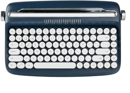YUNZII ACTTO B303 Vintage Keyboard White/Midnight Wireless Bluetooth