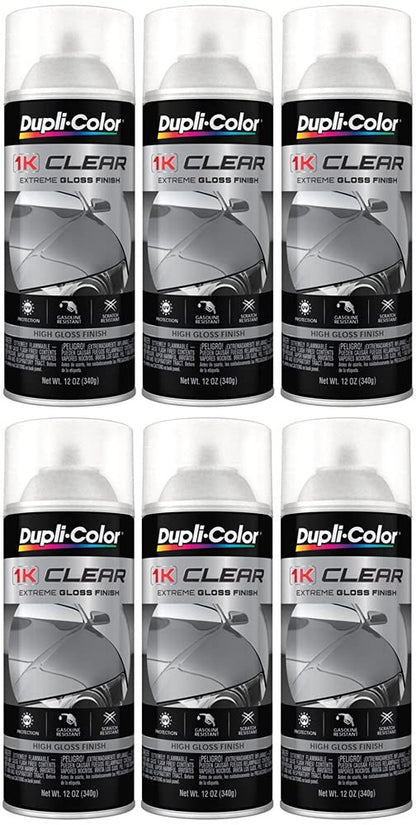 Duplicolor 1K Clear Extreme Gloss Finish Spray Paint - 12 oz.