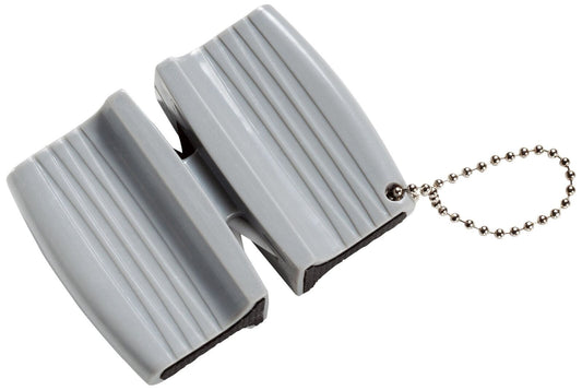 Mercer Culinary Keychain Dual Sharpener, Plastic, Gray 2-Inch