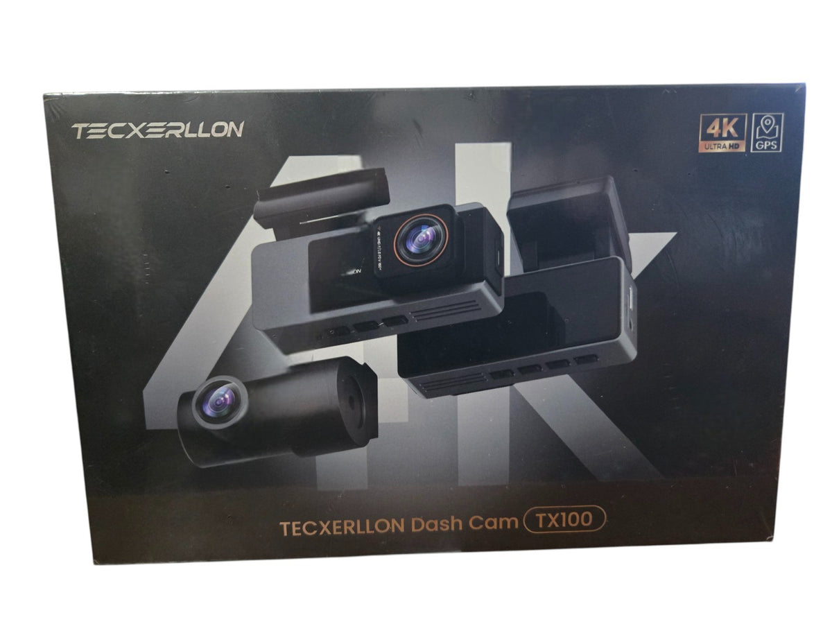 TECXLERON Dash Cam Front and Rear, 4K Dual Dash Cam, Dash Camera for Cars wit...