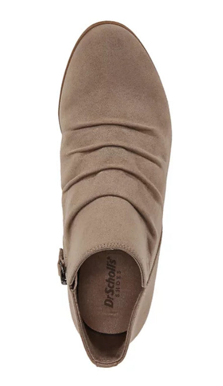 Dr. Scholl's Women's Rae Zip Shooties - Boots- Taupe - New in Box