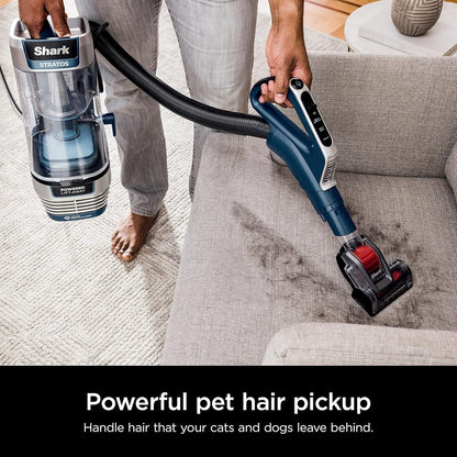 Shark - Stratos Upright Vacuum with DuoClean PowerFins HairPro, Self-Cleaning...