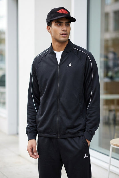 NIKE JORDAN BRK TRICOT TRACK SUIT ZIP UP JACKET IO0745 010 MEN'S LARGE BLACK NEW